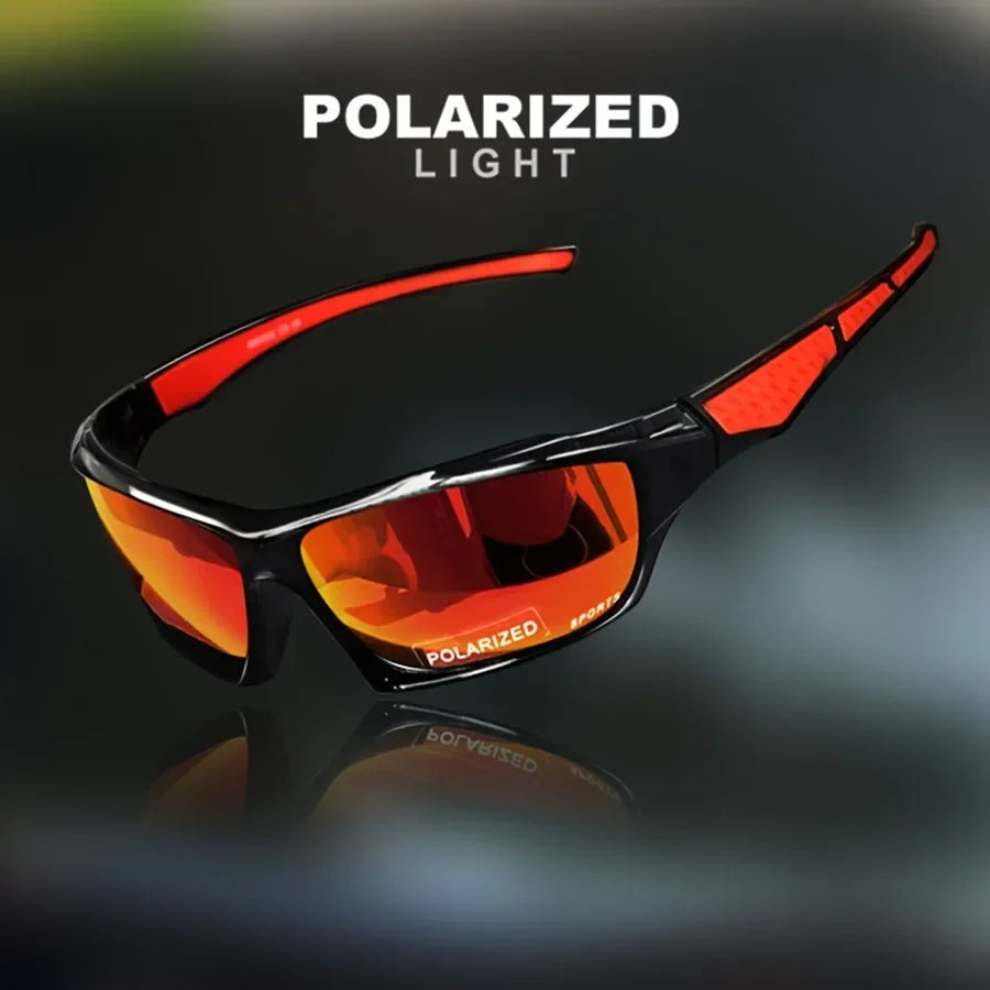 Gafas de sol deportivas de moda, gafas polarizadas con protección UV, gafas personalizadas, montura redonda de Metal, gafas UV400 para hombres y mujeres