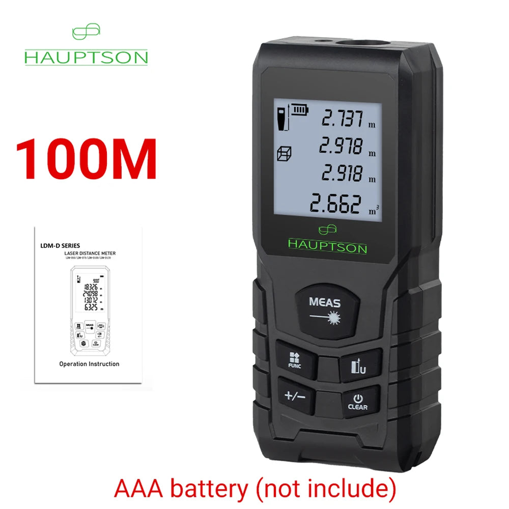 HAUPTSON 70/100M telémetro láser medidor de distancia telémetro cinta láser telémetro construcción