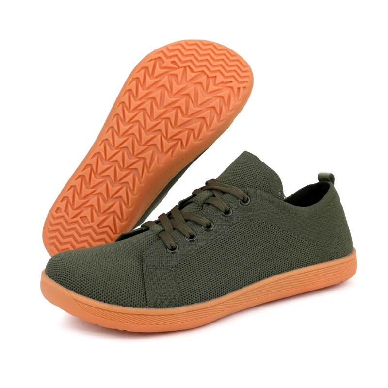 Zapatos descalzos con punta ancha para hombre y mujer, zapatillas minimalistas para caminar | Suela caÃda cero | Malla transpirable