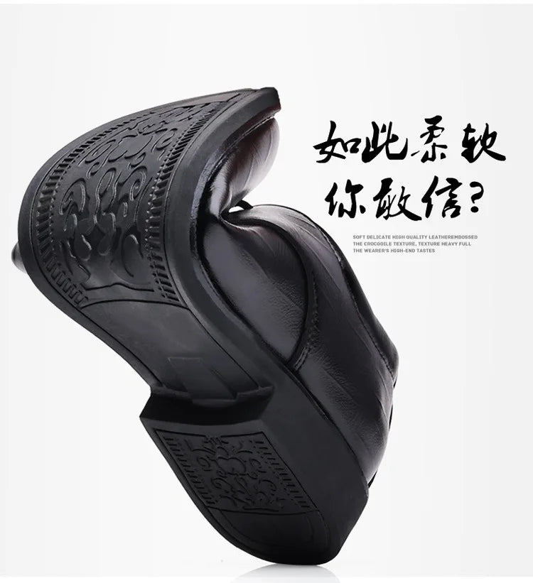 Zapatos de vestir de cuero para hombre, zapatos formales sociales para hombre, zapatos informales de negocios con punta estrecha, zapatos de diseñador de fiesta de lujo para hombre