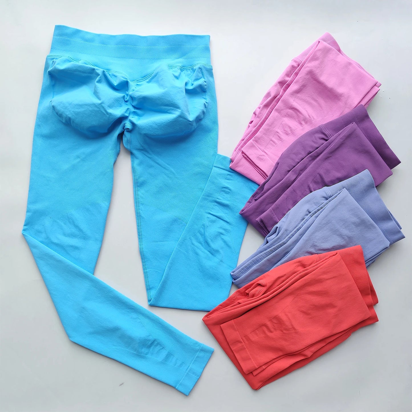 Leggings ARFTE, pantalones de verano para mujer, mallas acampanadas sin costuras, pantalones de Yoga, mallas deportivas de realce con banda baja acanalada para Fitness