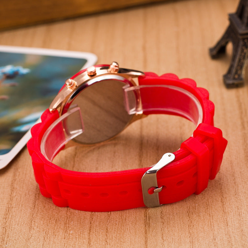 Reloj deportivo de marca famosa para Mujer, relojes de vestir de silicona informales para Mujer, relojes de pulsera de cuarzo Zegarek Damski Reloj para Mujer