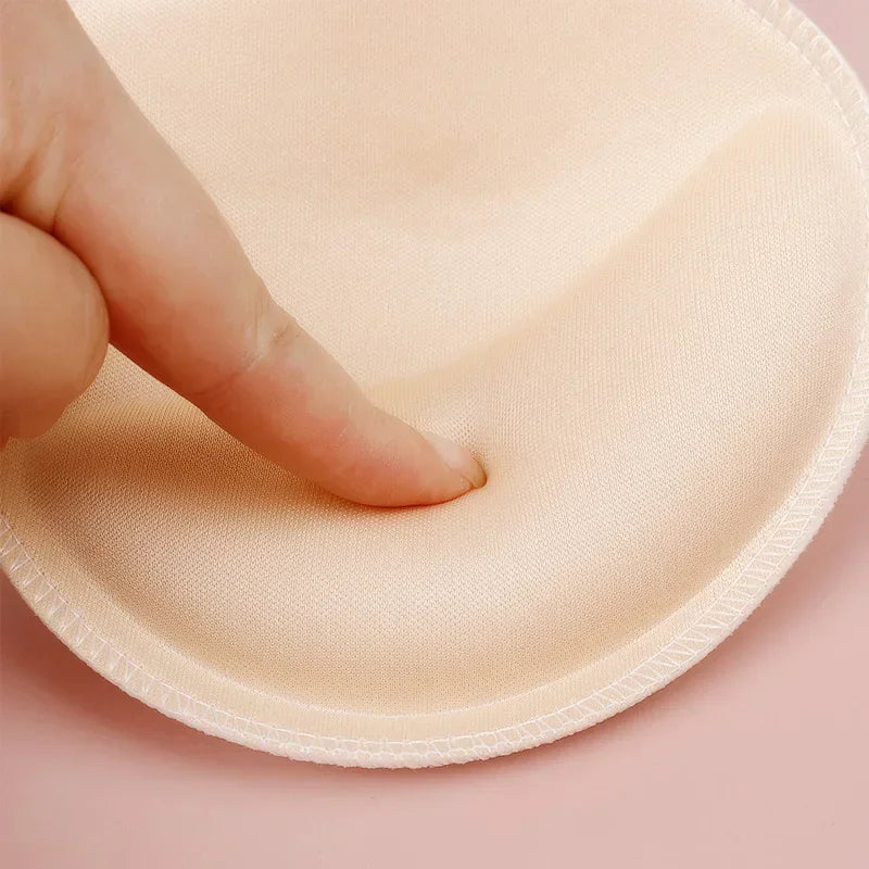 Accesorios redondos para mujer, traje de baño de esponja 3D, sujetador de realce de pecho, relleno, potenciadores de pecho, inserto de espuma, copa triangular para el pecho, 2 uds.