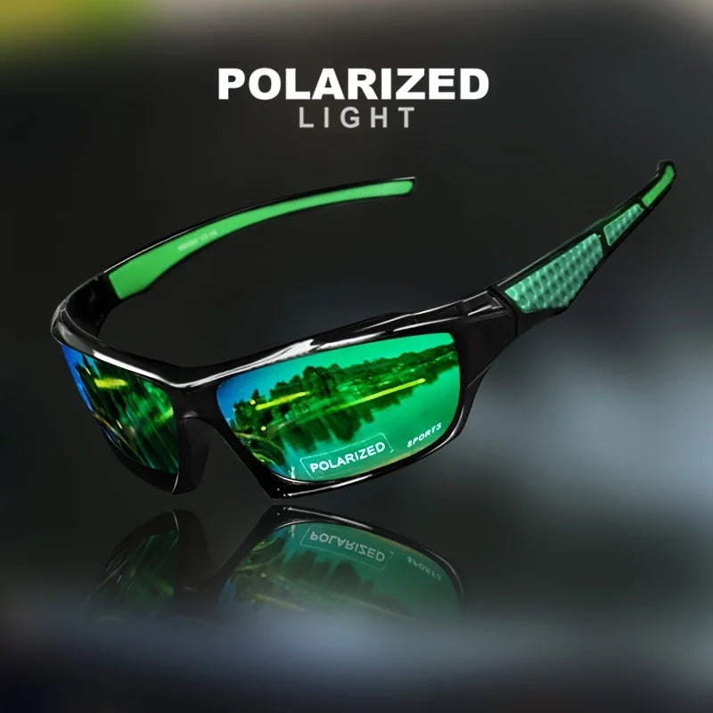 Gafas de sol deportivas de moda, gafas polarizadas con protección UV, gafas personalizadas, montura redonda de Metal, gafas UV400 para hombres y mujeres