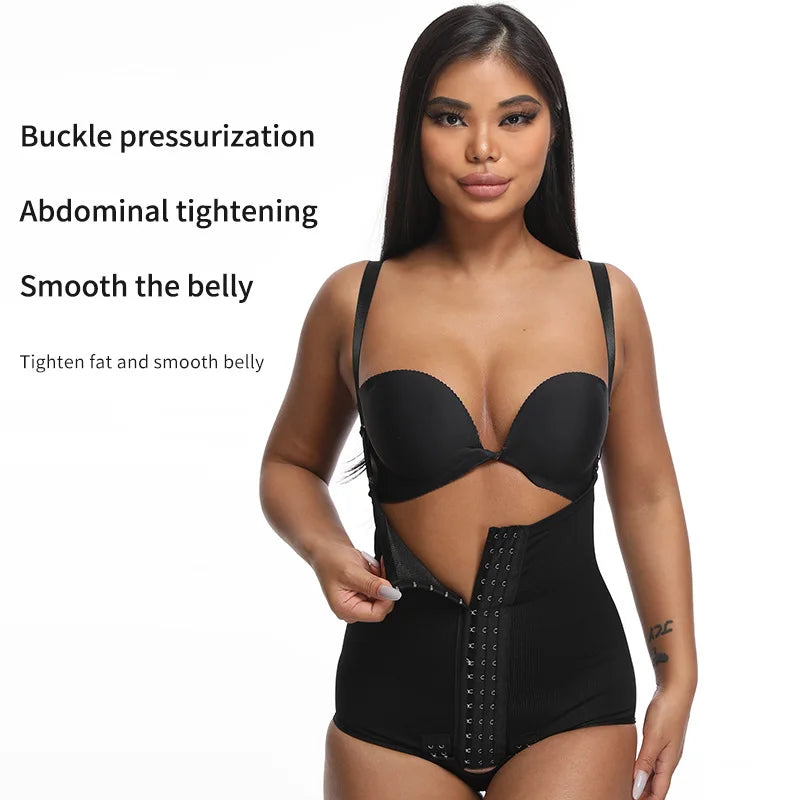 Body moldeador de cintura alta para mujer, faja de entrenamiento, pantalones cortos, bragas con Control de barriga, moldeador de cuerpo, levantador de glúteos, ropa interior de compresión
