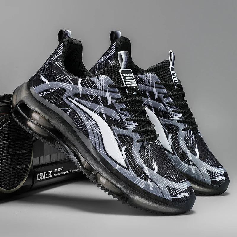 Zapatillas de baloncesto de moda para hombre con cojines de aire, cómodas y antideslizantes, transpirables y que absorben los golpes, adecuadas para actividades al aire libre de hombres