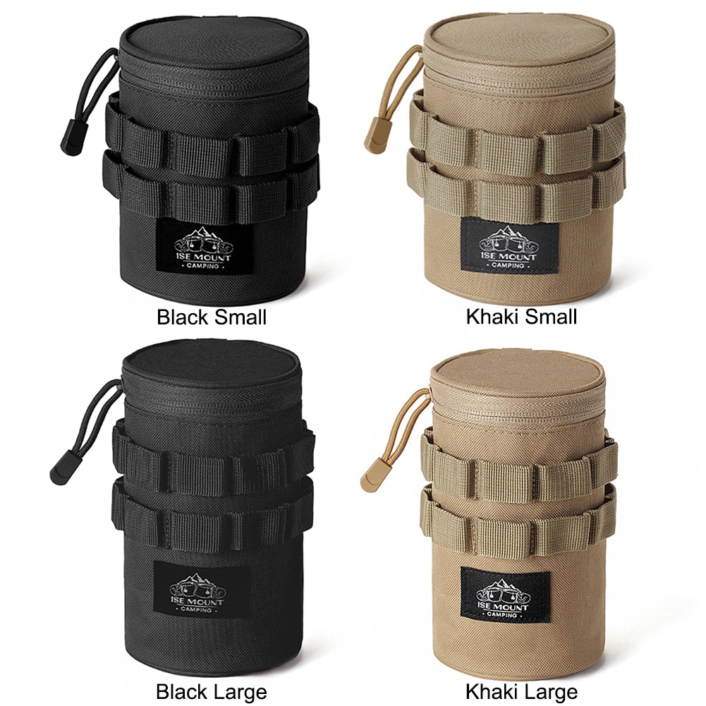 Bolsa de almacenamiento de viaje, bolsa ligera con agujeros colgantes, accesorio de Camping con asa para viajes al aire libre