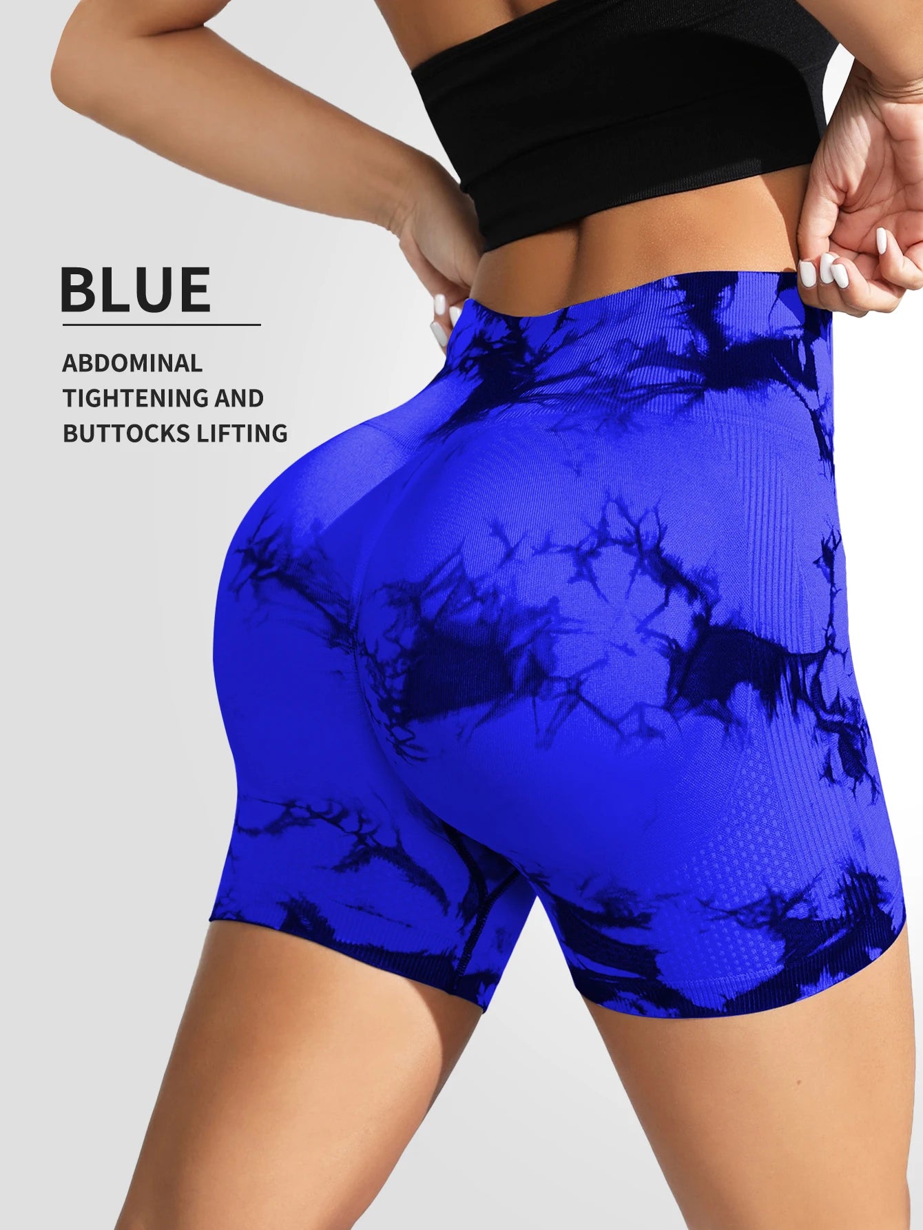 Leggings sin costuras Tie Dye para mujer, pantalones de Yoga de cintura alta, mallas elásticas de levantamiento de glúteos, mallas deportivas de cintura ancha