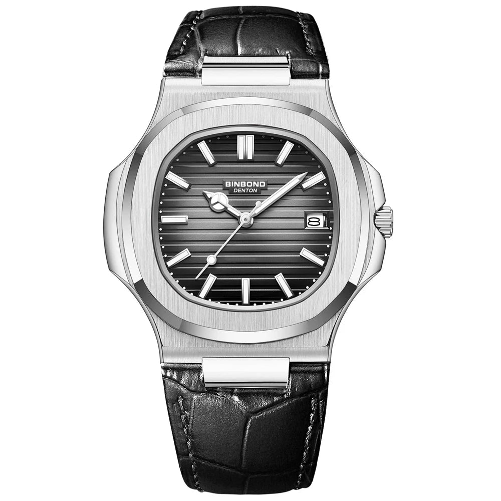 Nuevo Reloj informal de negocios de oro rosa, Reloj de lujo para Hombre, relojes automáticos, relojes de pulsera de cuarzo de alta moda para Hombre, regalos, Reloj para Hombre