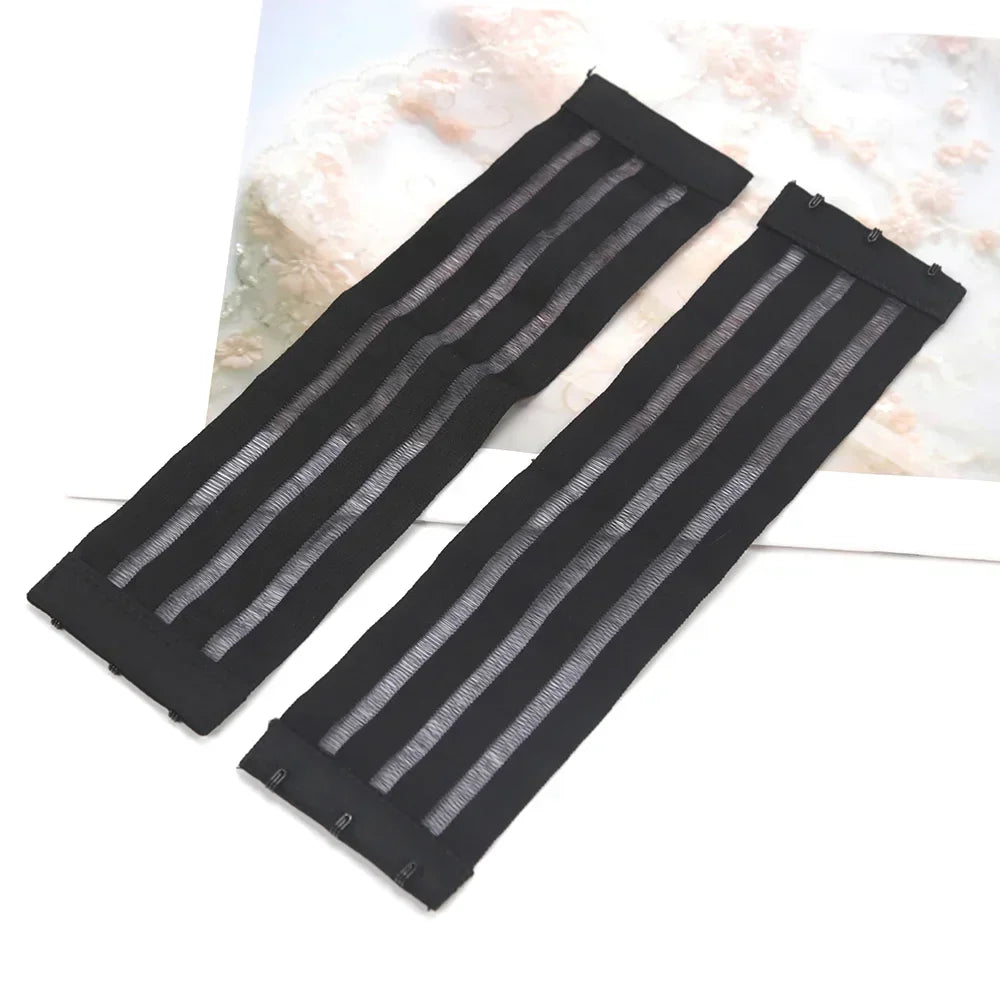 Tirantes de sujetador transparentes antideslizantes con 3 hebillas para mujer, correa de sujetador transparente Invisible, extensor de sujetador elástico sin espalda, correa de hombro ajustable