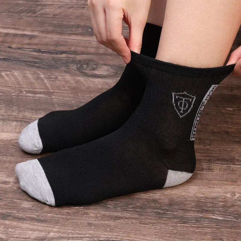 10 pares de calcetines transpirables de baloncesto para hombre para primavera y otoño medias deportivas desodorantes con absorción de sudor