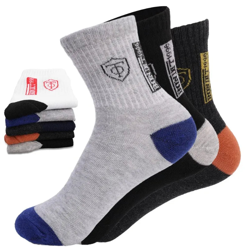 10 pares de calcetines transpirables de baloncesto para hombre para primavera y otoño medias deportivas desodorantes con absorción de sudor