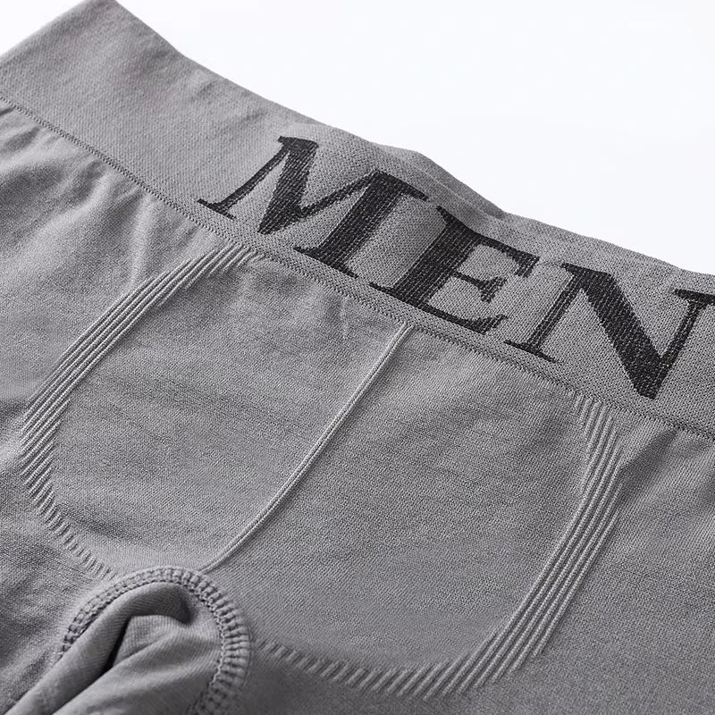 5 uds. Calzoncillos Boxer cómodos de Color liso elástico alto para hombre de estilo fino pantimedias transpirables