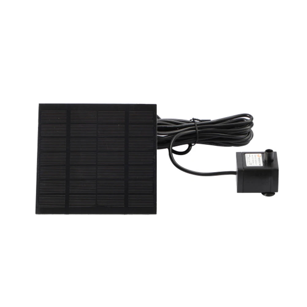 Bomba de fuente de agua Solar con boquillas, Kit de bomba de estanque de fuente Solar, Kit de bomba de agua Solar para jardín, piscina, estanque, fuente de acuario