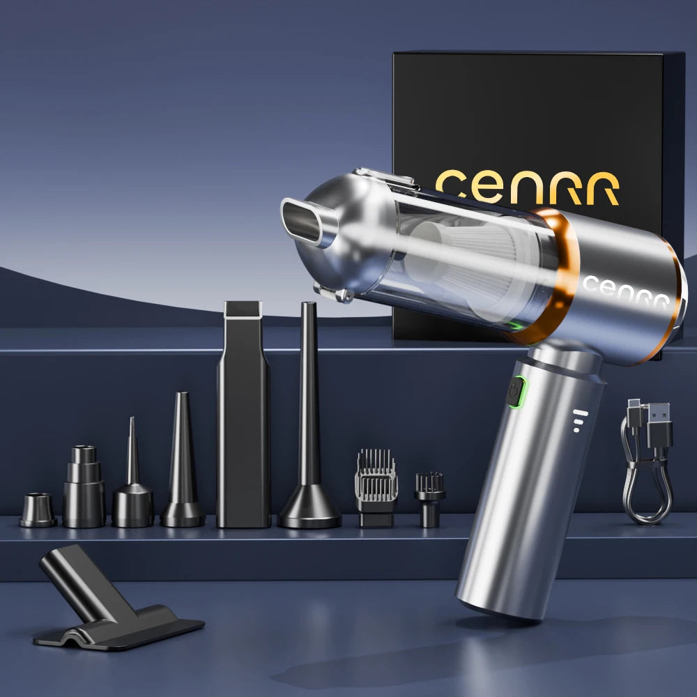 CENRR 2025 NUEVO Aspirador de Coche Potente Mini 998000 Aspirador portátil PA para electrodomésticos, soplador de mano, limpiador de coche