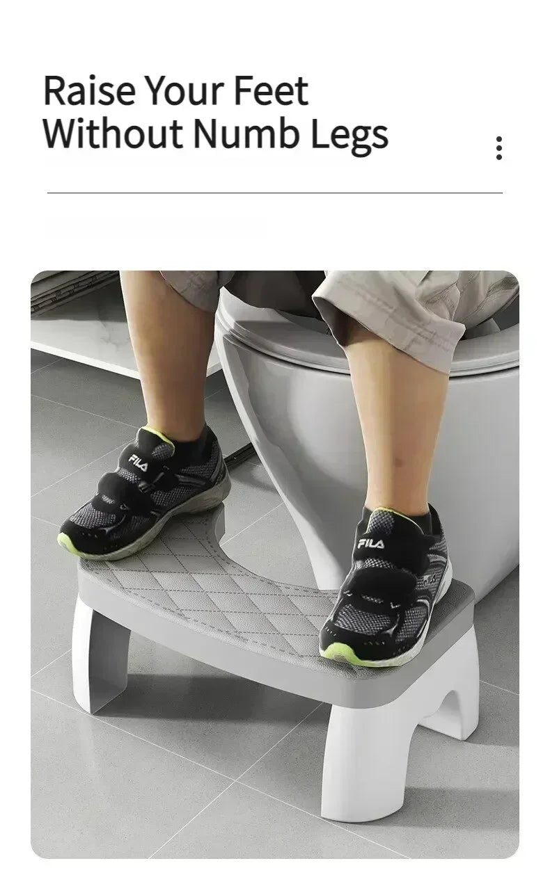 1 orinal en cuclillas impermeable, taburete para inodoro, taburete para pies, taburete para sentadillas para mujeres embarazadas, niños, adultos y personas mayores