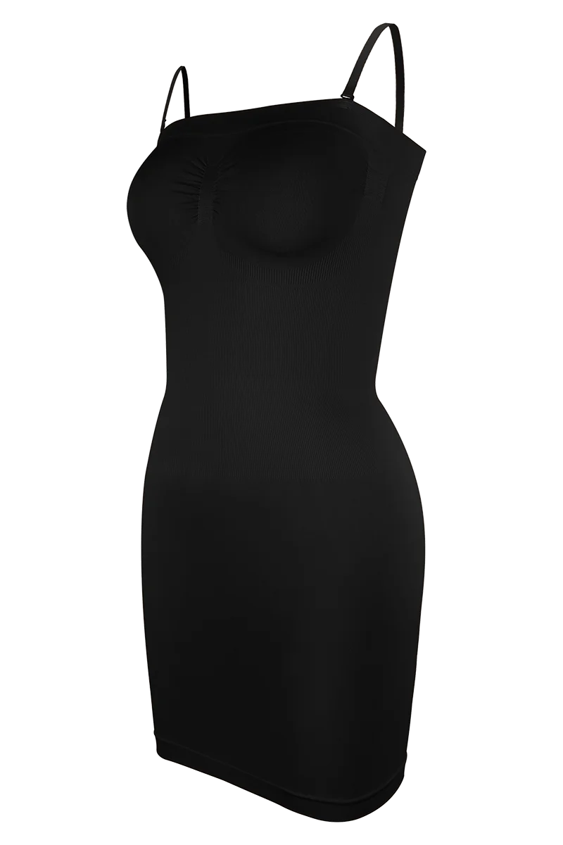 Ropa moldeadora sin tirantes para mujer, deslizadores completos para debajo de los vestidos, contracción Invisible del vientre, Control de barriga, vestido moldeador de cuerpo adelgazante
