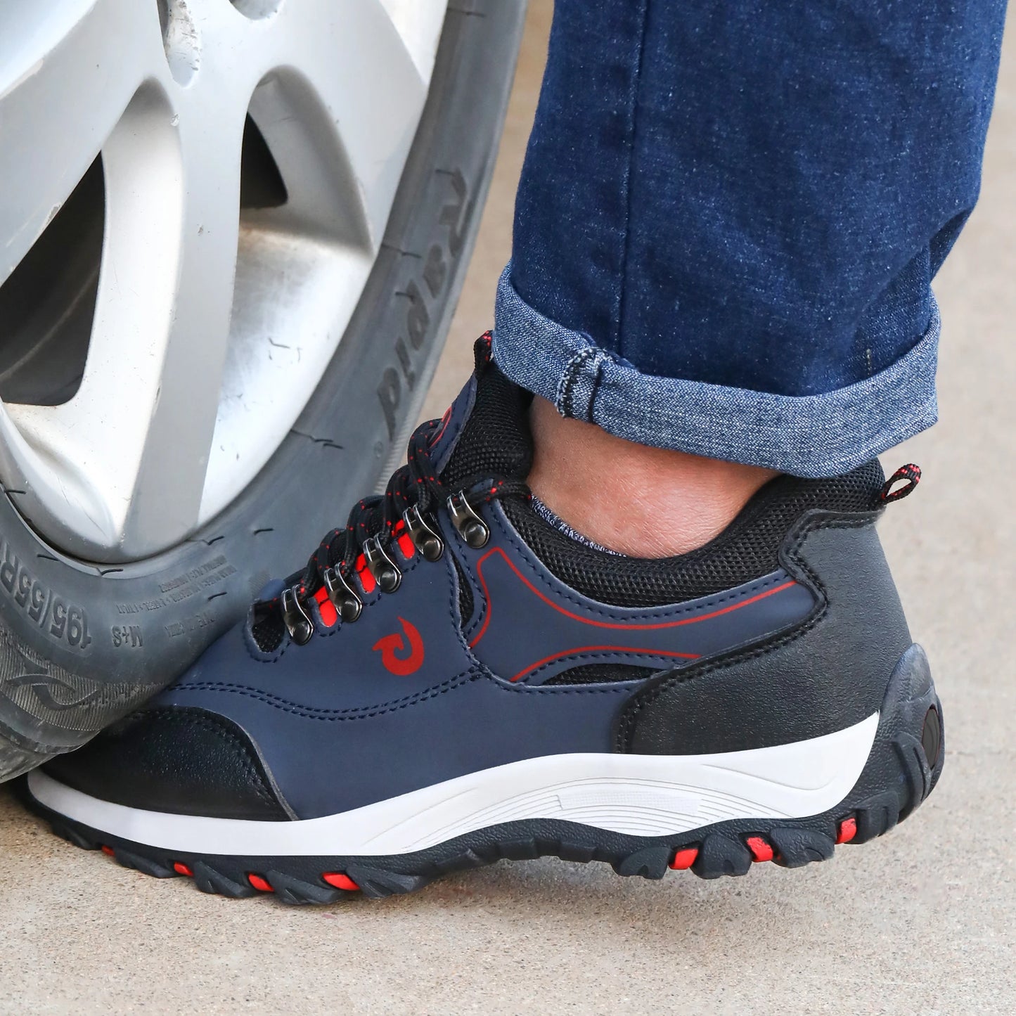 Zapatos con puntera de acero para hombre, botas de trabajo, zapatos de seguridad para el trabajo a prueba de pinchazos, zapatos de trabajo protectores, calzado masculino, zapatillas de seguridad