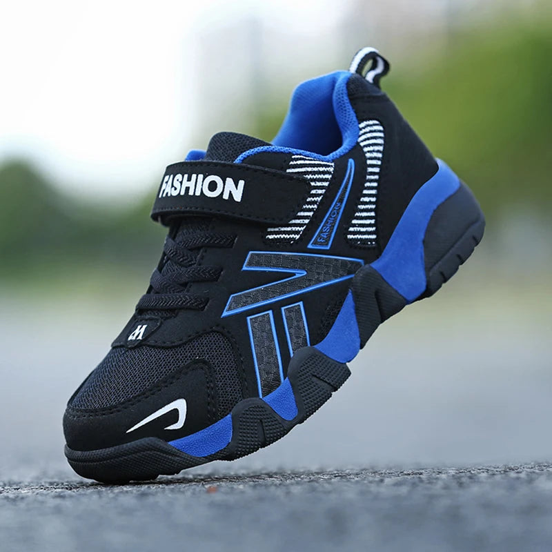 Zapatos blancos transpirables para caminar para niños, zapatillas informales de malla de verano para niños, tenis deportivos al aire libre antideslizantes