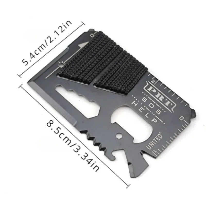 Cuchillo de caza de bolsillo multifuncional EDC, deportes al aire libre, Camping, senderismo, supervivencia SOS, rescate, herramientas de emergencia, equipo de camping MJ