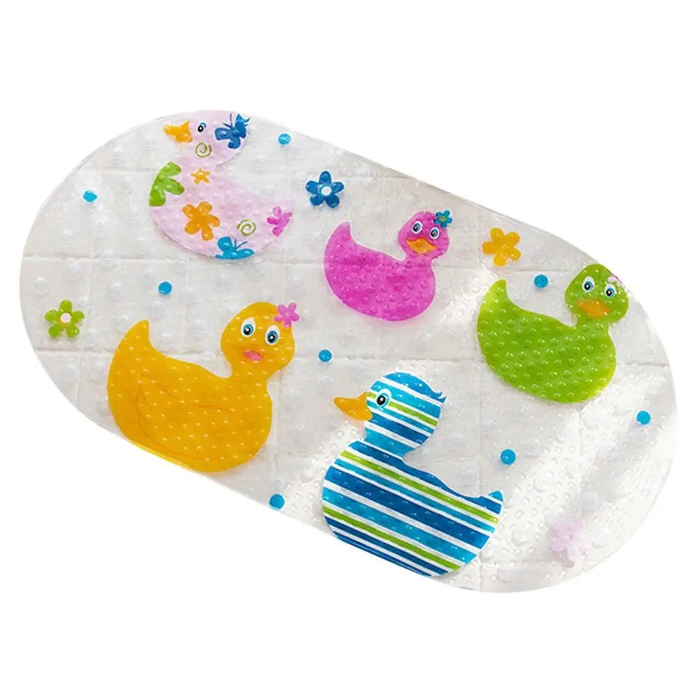 Alfombrilla de baño antideslizante de PVC con dibujos animados para niños, Alfombrilla de seguridad con ventosa para ducha, alfombrillas de bañera de masaje, almohadilla suave