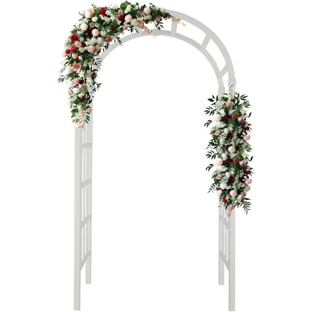 Árbol de jardín de vinilo, arco de boda de PVC para fiesta de ceremonia, enrejado de jardín para plantas trepadoras al aire libre, soporte de fondo de arco para jardín