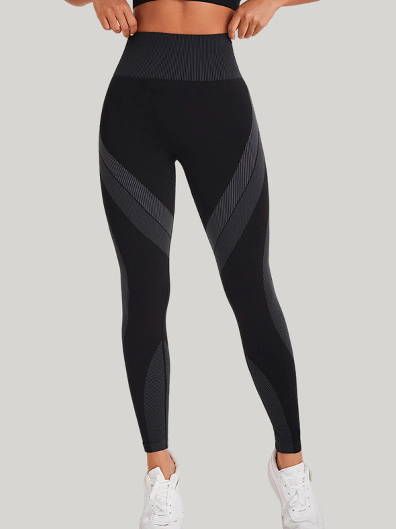 Mallas de Yoga sin costuras para mujer, pantalones de entrenamiento deportivos para gimnasio, cintura alta, suaves y elásticos, transpirables, levantamiento de glúteos