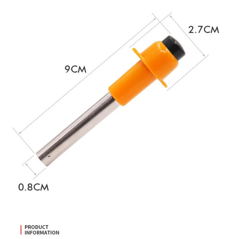 Lanzador de llama extendido para exteriores, encendedor electrónico, herramienta de iluminación, portátil, pesca, Camping, senderismo, cocina, encendedor