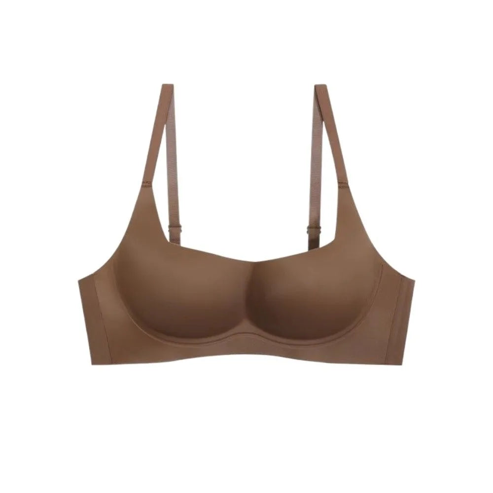 Cómodo sujetador sin costuras a prueba de golpes, ropa interior antiflacidez, sujetador de realce, Bralette íntimo para mujer y niña