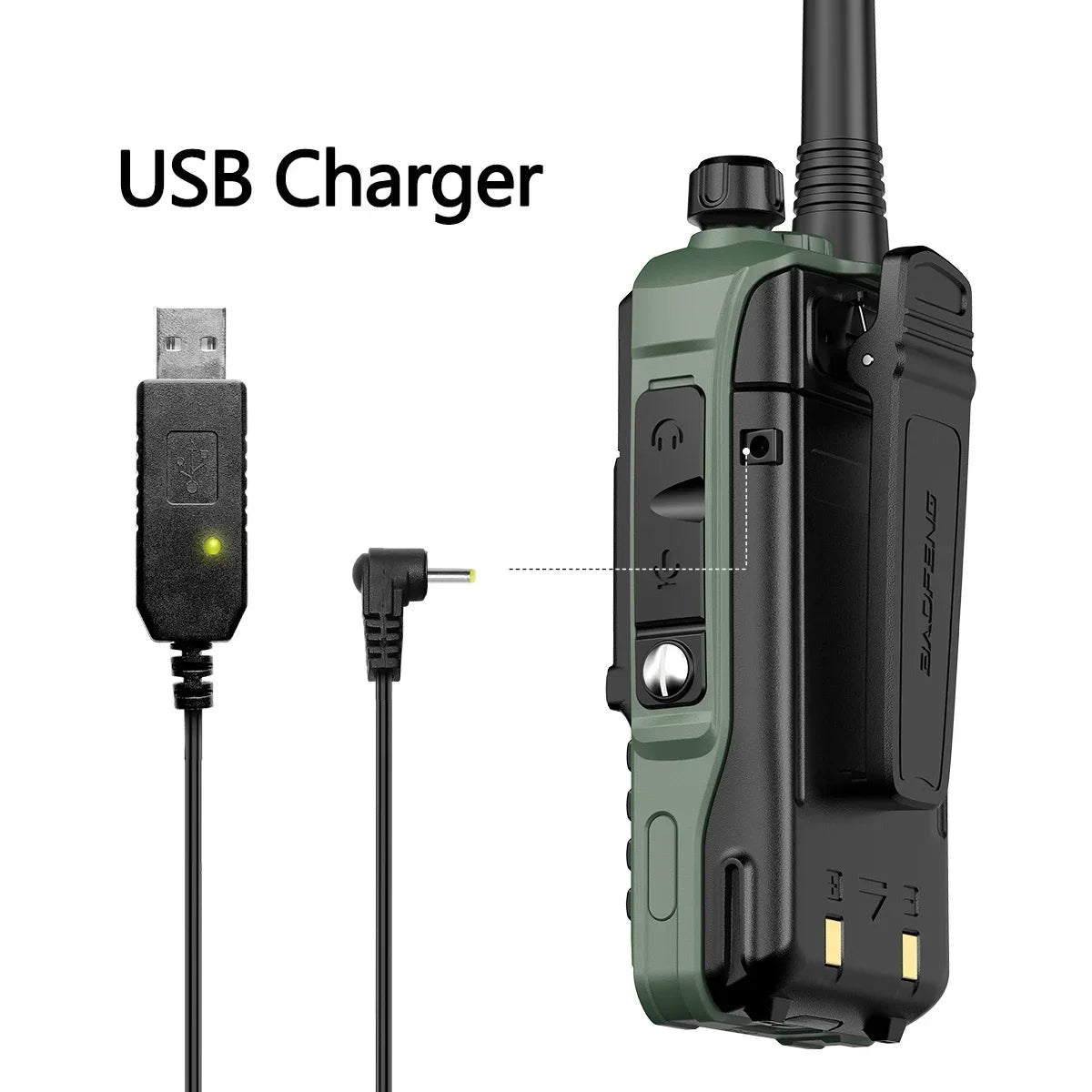 BAOFENG UV-S9 PLUS 10W Walkie Talkie banda Dual de largo alcance VHF UHF Radio de mano para UV-5R UV-K5 Ham Radio bidireccional para acampar