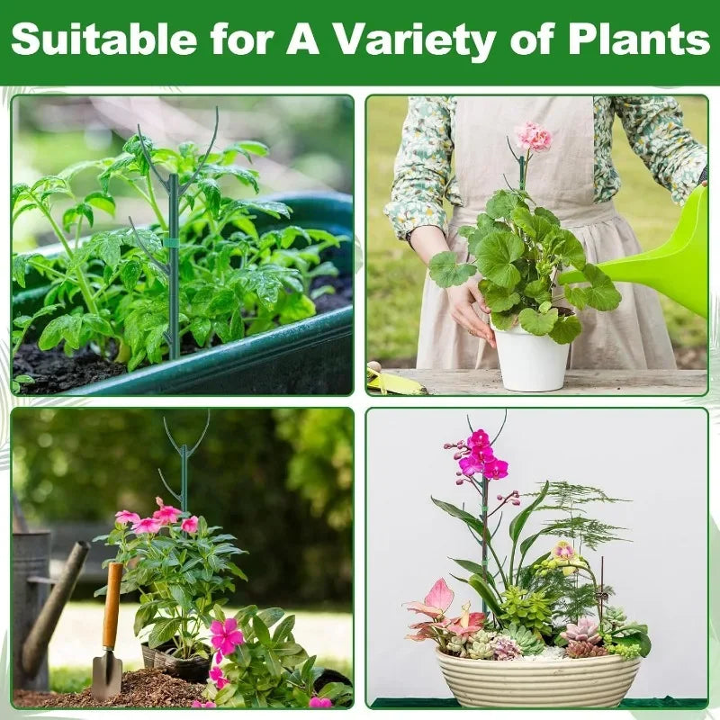 30/3 Uds. Soporte para plantas, estaca de vid trepadora, varilla de fijación para bonsái, soporte para estacas para plantas de jardín, soporte para flores para plantas en macetas