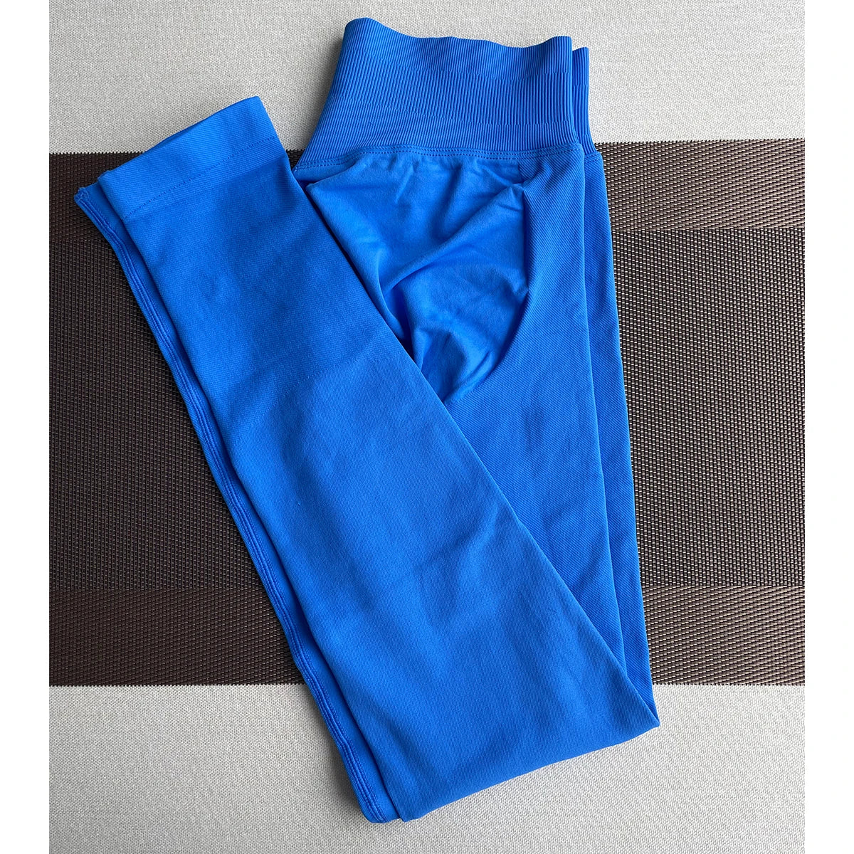 TKITK-mallas deportivas sin costuras para mujer, pantalones de Yoga con banda baja acanalada, ropa de gimnasio, ropa de entrenamiento para Fitness, medias elásticas
