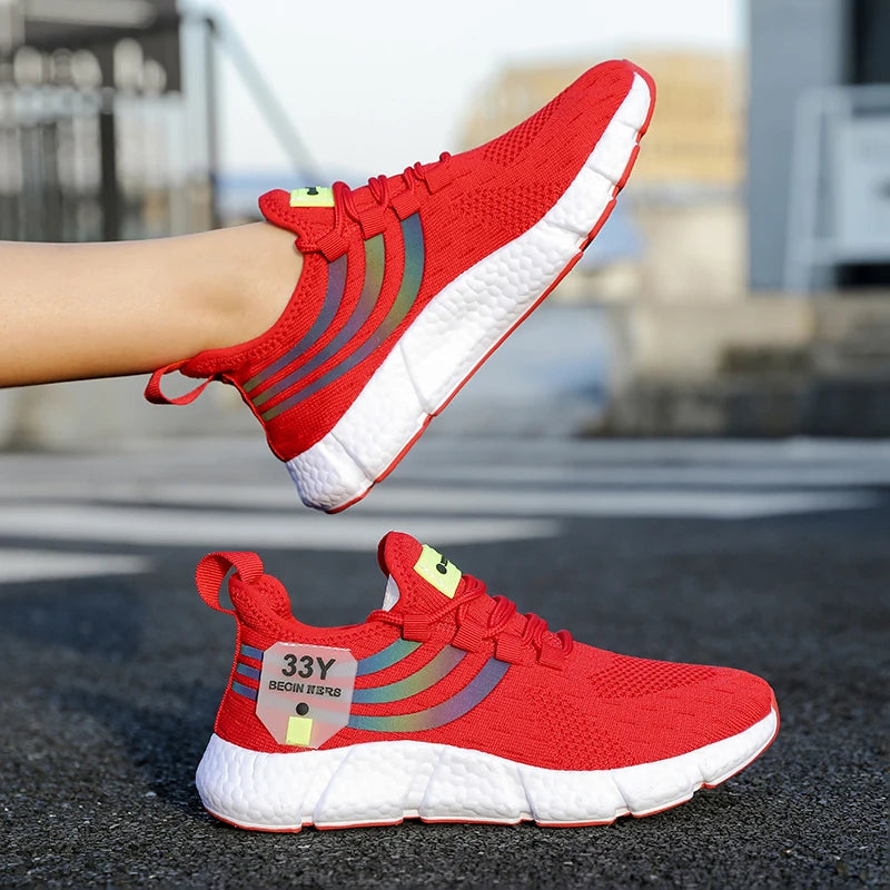 Zapatillas de deporte informales para hombre, zapatos deportivos transpirables de verano, zapatos ligeros de malla para correr al aire libre, zapatos atléticos para correr Tenis para caminar