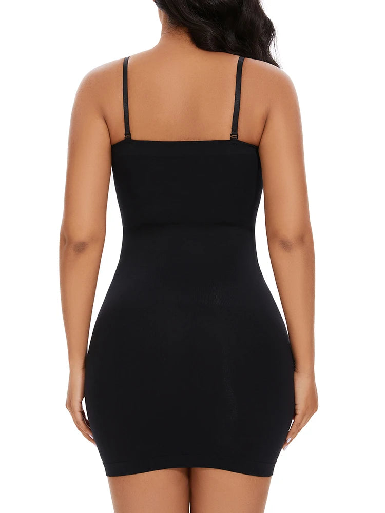 Ropa moldeadora sin tirantes para mujer, deslizadores completos para debajo de los vestidos, contracción Invisible del vientre, Control de barriga, vestido moldeador de cuerpo adelgazante