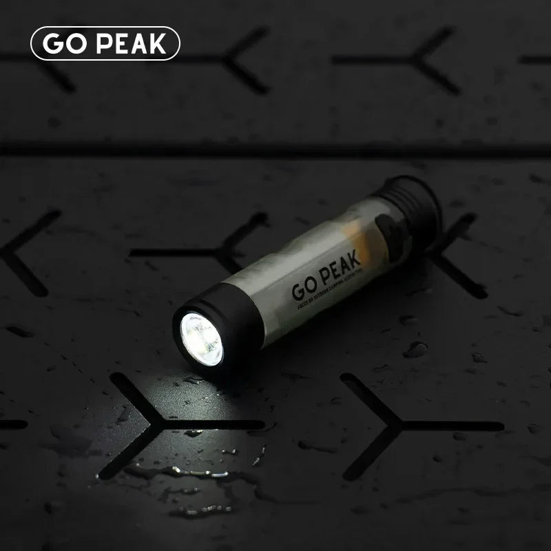 MOUNTAINHIKER-linterna LED con Clip para sombrero de bolsillo, linterna portátil recargable de larga duración con Clip, iluminación ambiental para acampar al aire libre