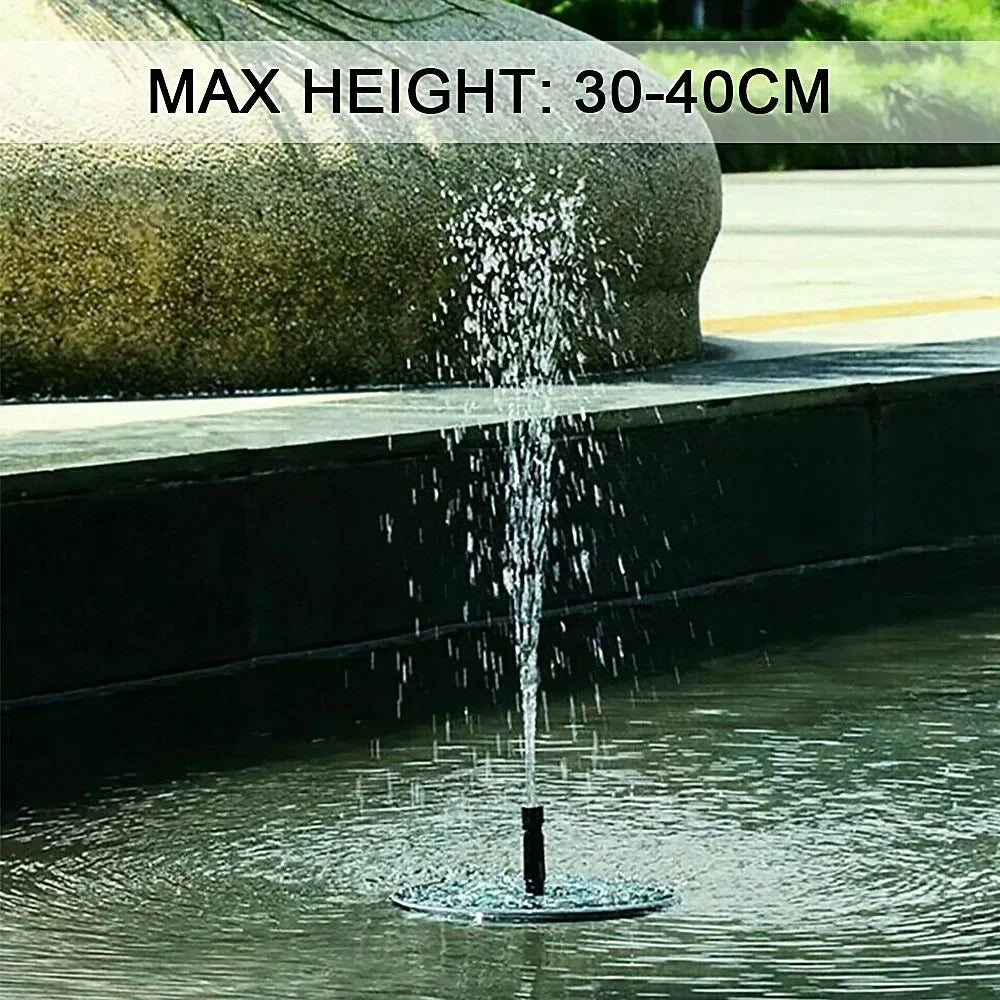 Bombas para fuente flotante con energía solar en 13 cm, 16 cm, 18 cm Tamaños: Ideal para baños de pájaros, piscinas de jardín y decoración de estanques