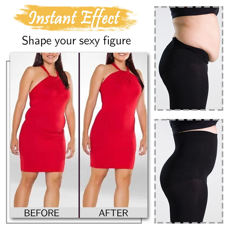 Pantalones cortos moldeadores de cintura alta para mujer, ropa moldeadora para Control de barriga, muslo, entrenador de cintura adelgazante, levantador de glúteos, bragas moldeadoras