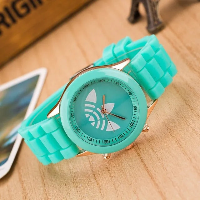 Reloj deportivo de marca famosa para Mujer, relojes de vestir de silicona informales para Mujer, relojes de pulsera de cuarzo Zegarek Damski Reloj para Mujer