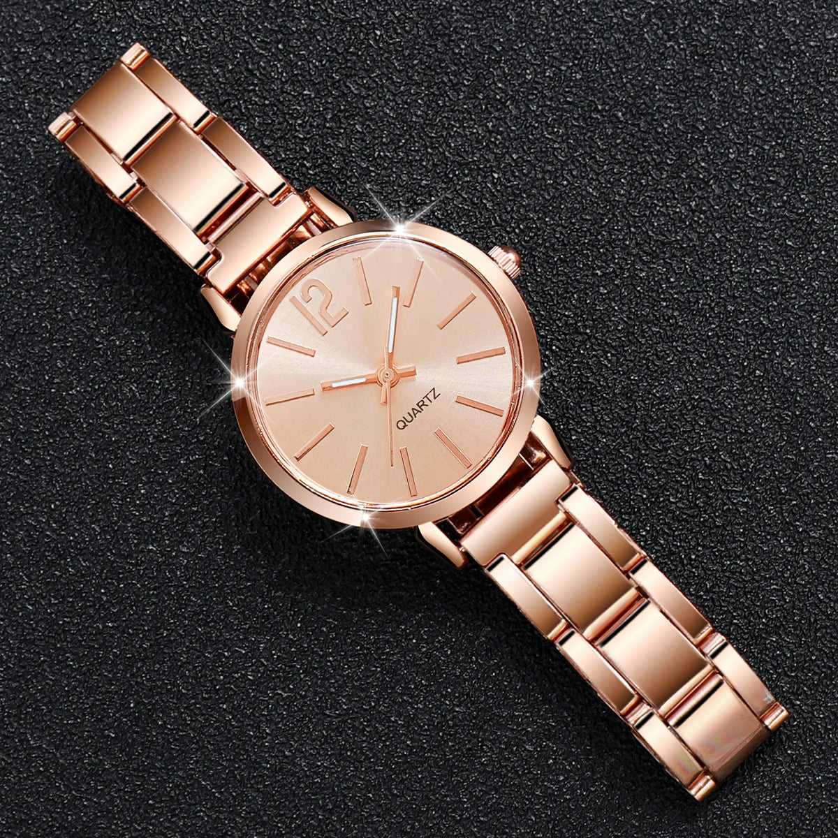 1/2/3 Uds. Relojes de moda para Mujer, Reloj de cuarzo analógico con esfera Simple para Mujer, Reloj para Mujer y niñas, Reloj de regalo (sin caja)