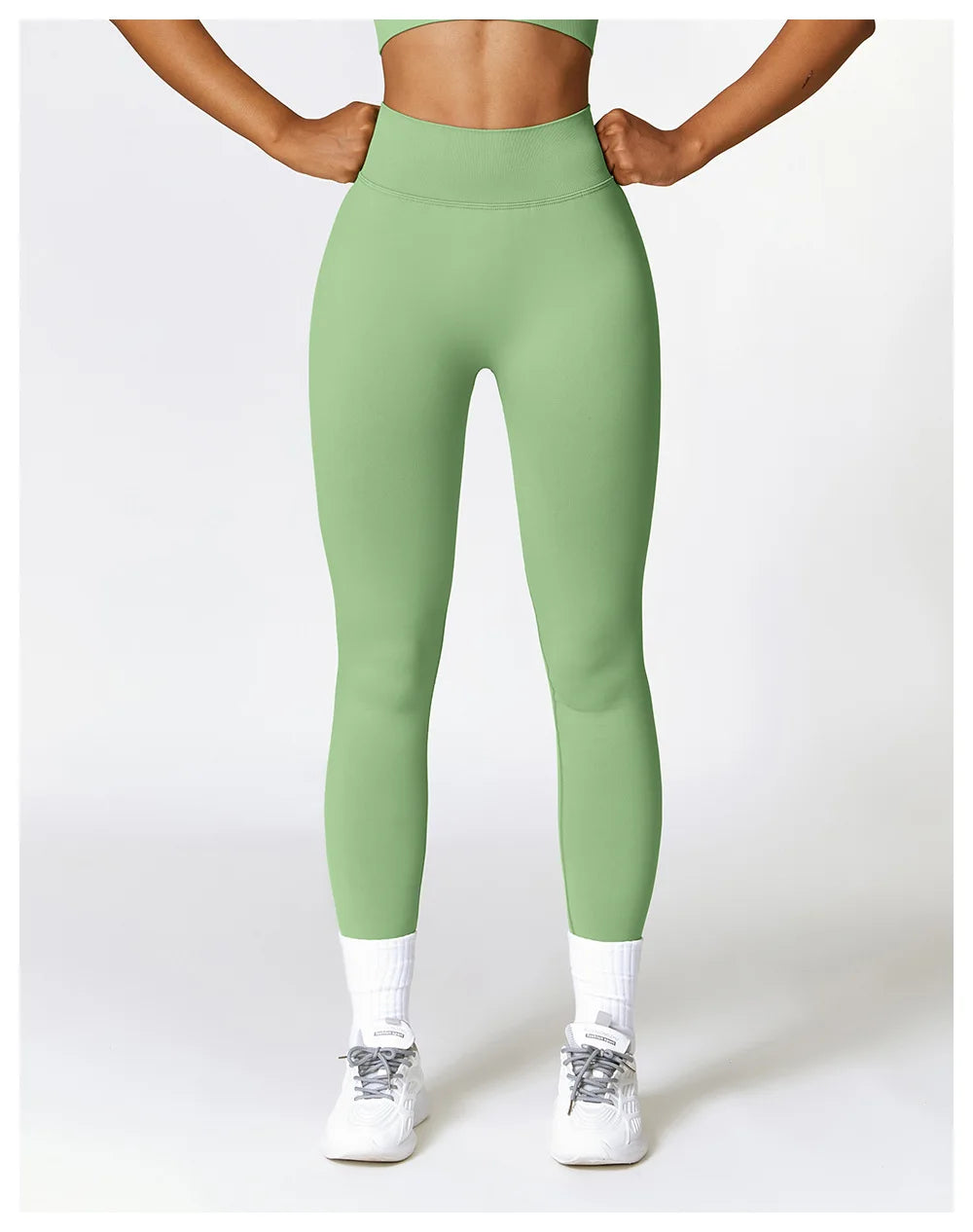 Mallas deportivas con espalda en V para mujer, pantalones atléticos para Fitness, gimnasio, Yoga, mallas con Control de Scrunch, mallas de entrenamiento para ejercicio y correr