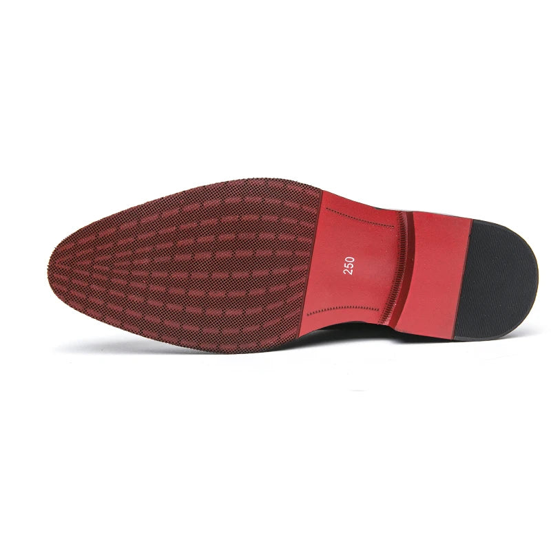Zapatos de cuero de lujo para hombre, zapatos de alta calidad a la moda Oxford, zapatos de vestir de boda para hombre, zapatos de cuero 2024, zapatos de oficina para caballero