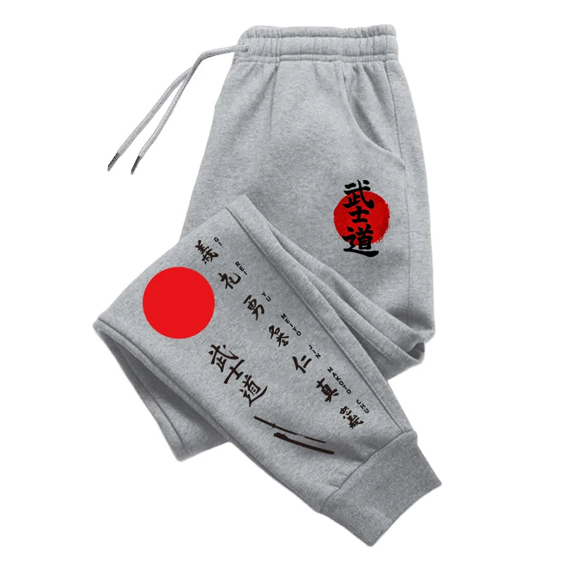 Pantalones de chándal con estampado de Bushido japonés 2025, nuevos pantalones deportivos informales para hombre, pantalones suaves y versátiles para el hogar y al aire libre