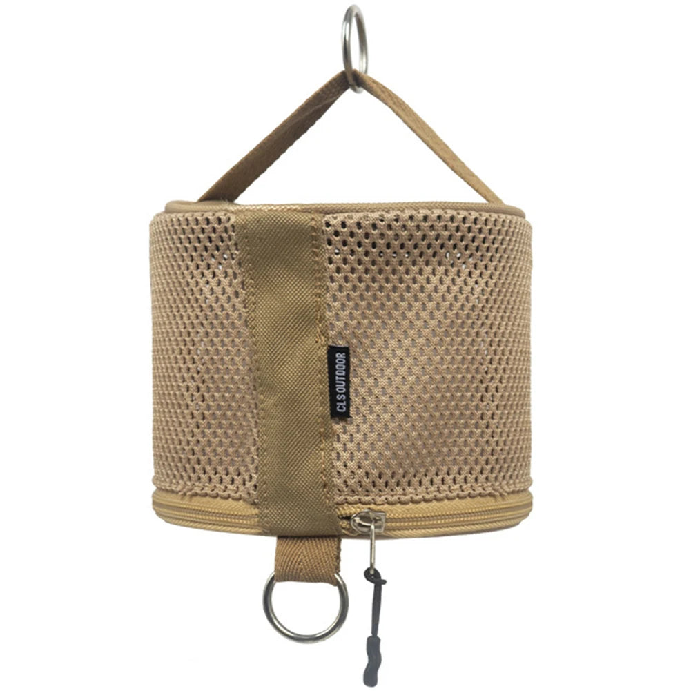Estuche de pañuelos para acampar al aire libre con gancho, bolsa de almacenamiento de papel en rollo, caja de almacenamiento de papel higiénico para Picnic, senderismo y Camping