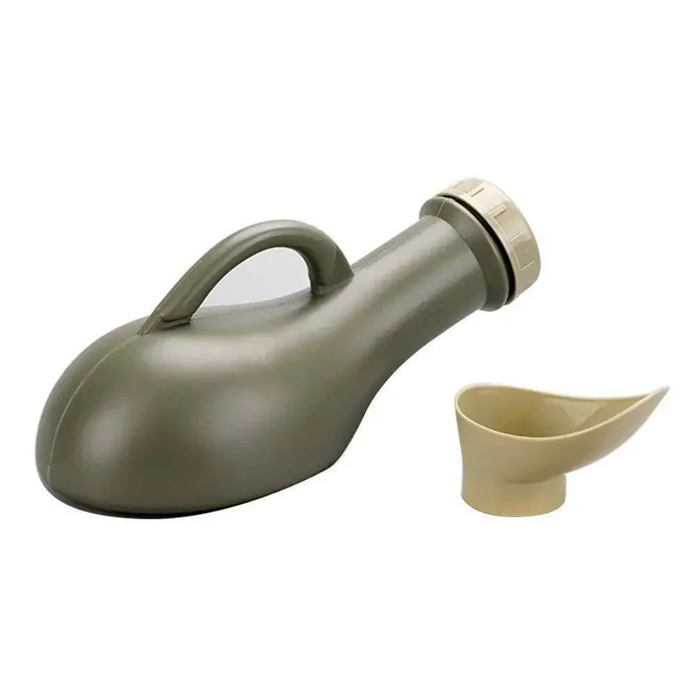 1 Uds. Botella de orinal portátil Unisex de 1000ml, herramientas de almacenamiento de orina para viajes de acampada, suministros para exteriores