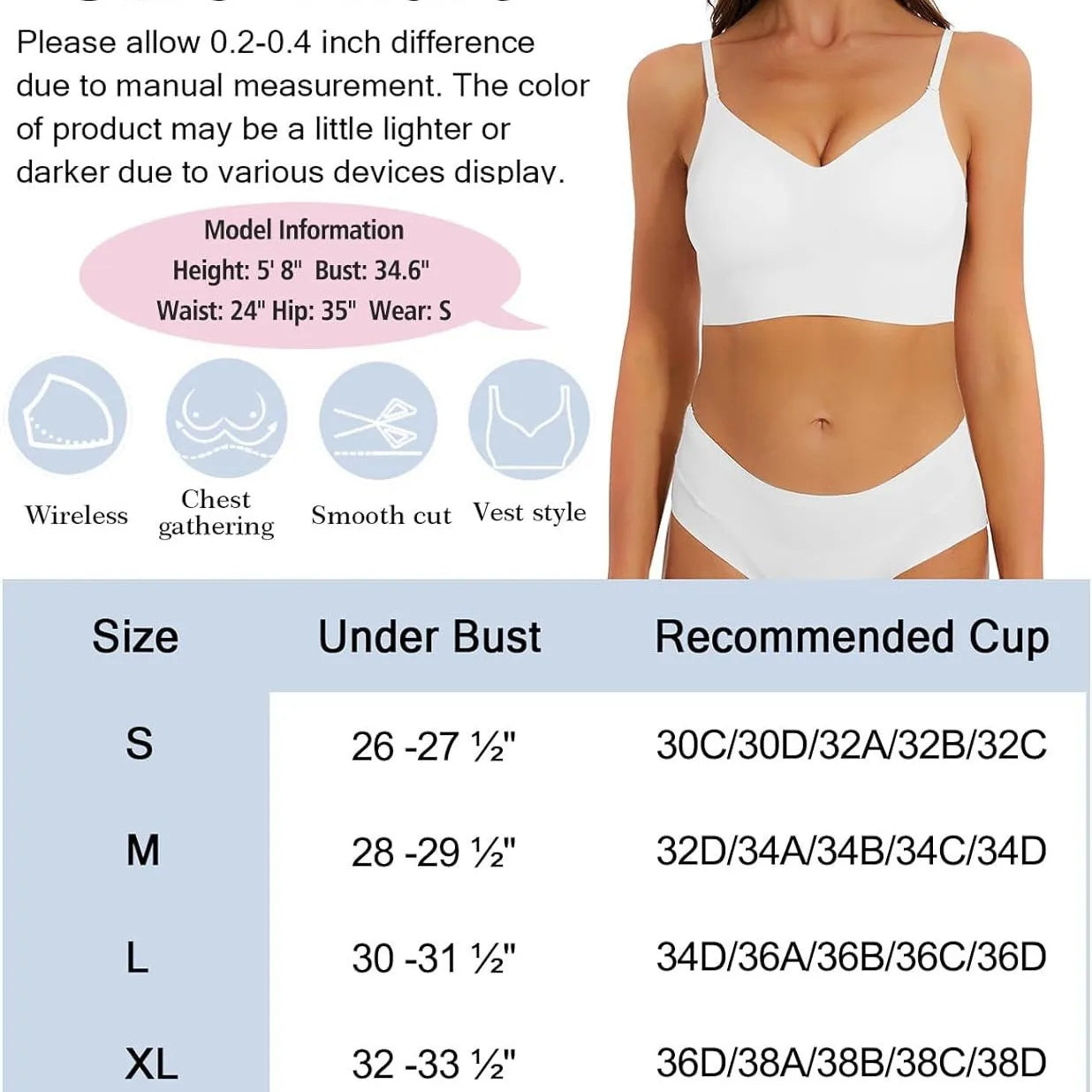 Sujetador sin costuras con espalda baja, soporte multidireccional, inalámbrico, sin espalda, Halter, Bralette acolchado, correas de elevación, sujetadores convertibles