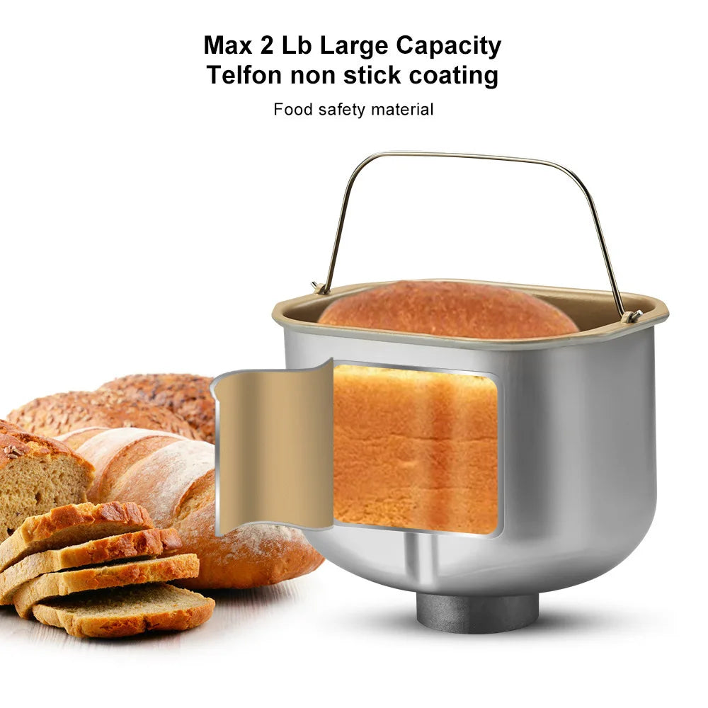 Nueva llegada máquina de pan para el hogar fermentador de masa inteligente automático Mini máquina de pan de desayuno multifuncional 모
