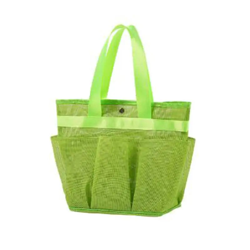 Bolsa de ducha de malla, bolsa de aseo colgante, bolsa de lavado portátil, bolsa de cosméticos de secado rápido, organizador de ducha para baño, dormitorios, Camping