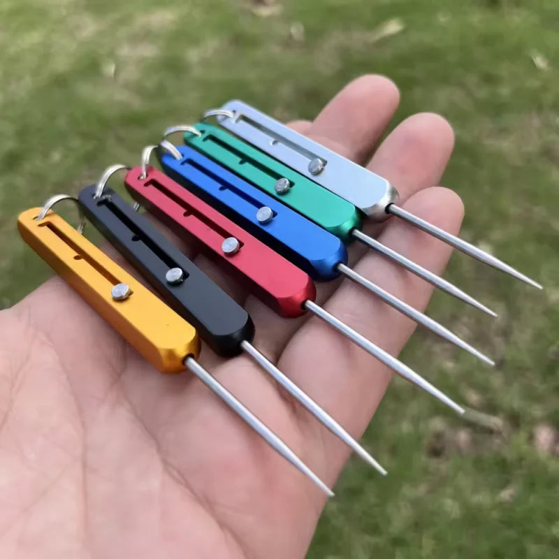 Portable Titanium Toothpicks Pocket Toothpick Metal Toothpick Holder Outdoor Picnic Camping Convenient High Quality Toothpick