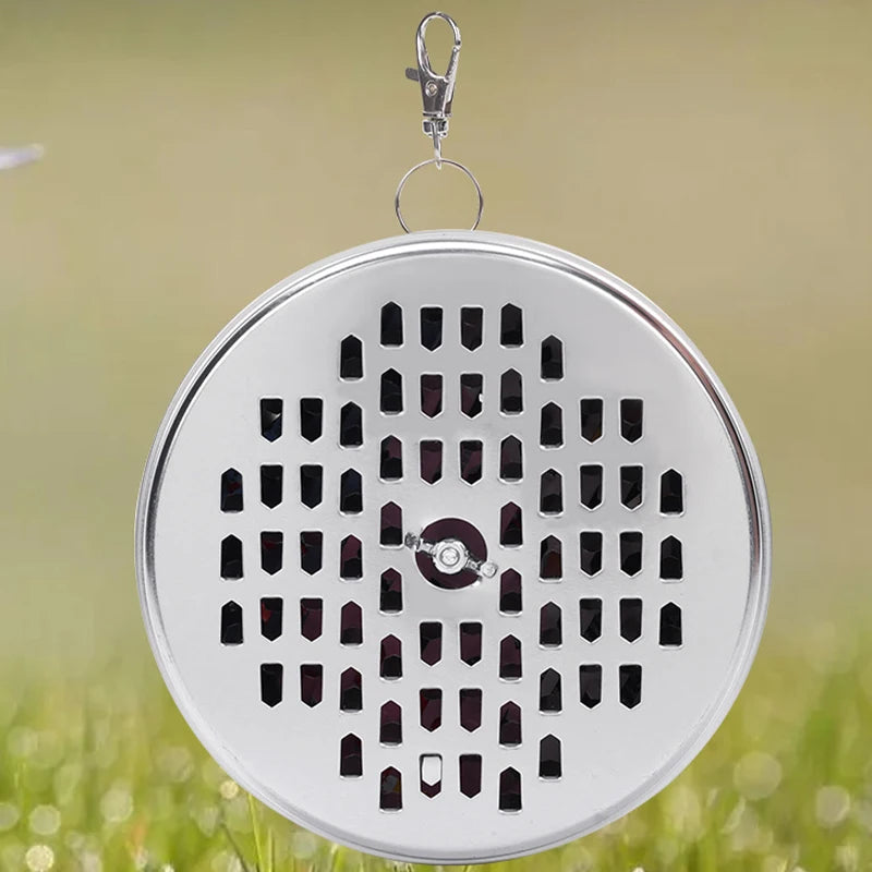 Soporte portátil para bobina de mosquitos, caja de incienso colgante, bandeja repelente en espiral ignífuga, para exteriores, interiores, camping, pesca.