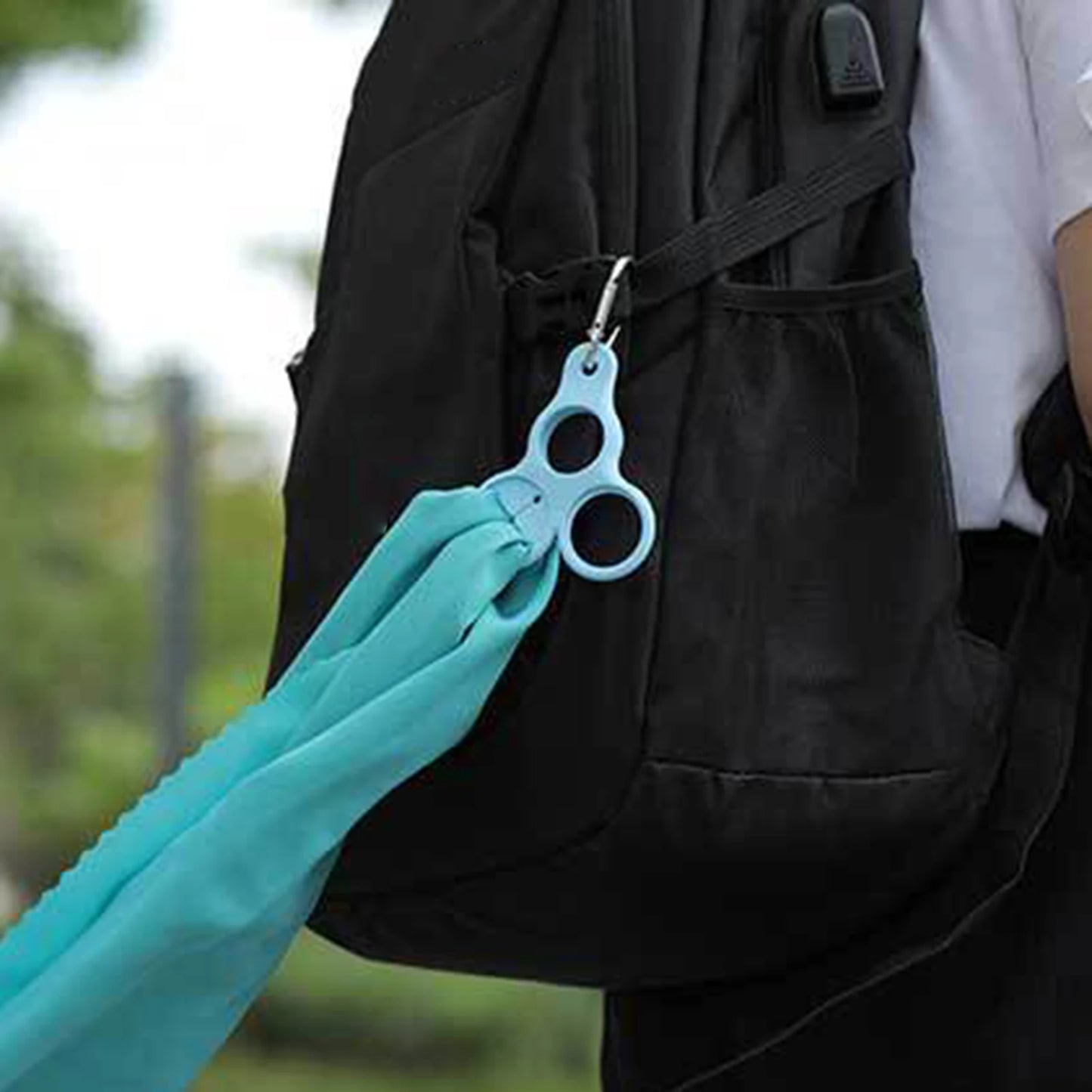 Mosquetón portátil 3 en 1, gancho de silicona duradero para acampar, viajes en bicicleta, supervivencia salvaje, pesca, ganchos para mochila al aire libre, 1/2/5 Uds.